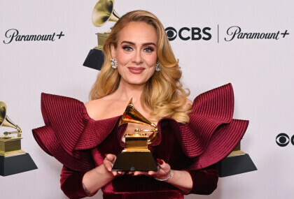 Adele na dodjeli glazbene nagrade Grammy 2023.