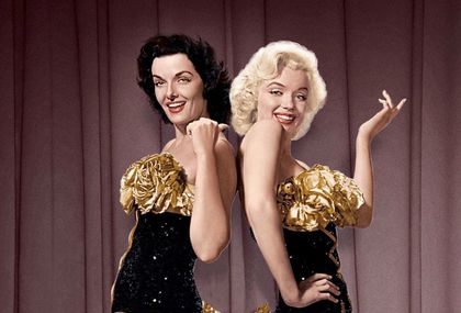 Jane Russell i Marilyn Monroe u filmu Muškarci više vole plavuše