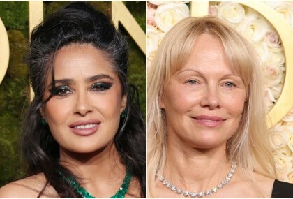 Salma Hayek i Pamela Anderson na Zlatnim globusima