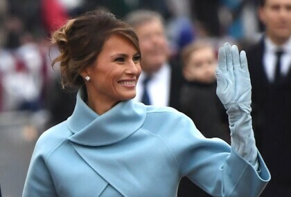 Melania Trump na inauguraciji Donalda Trumpa 2017.