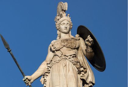 Kip grčke božice rata i mudrosti Atene
