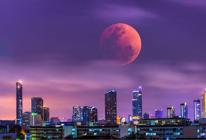 'Krvavi Mjesec' iznad Bangkoka