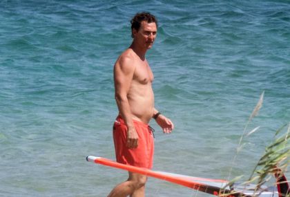 Matthew McConaughey na odmoru u Grčkoj