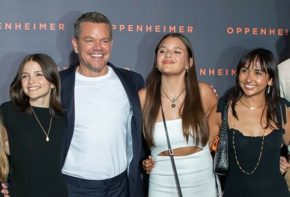 Matt Damon s kćerima na premijeri filma