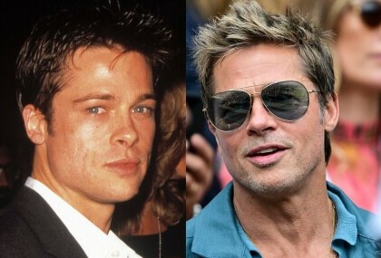 Brad Pitt nekad i sad