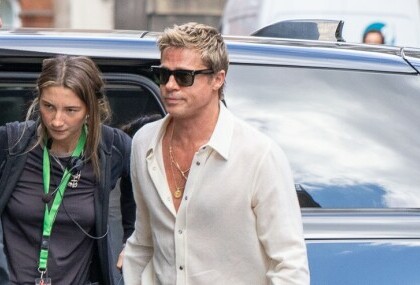 Brad Pitt na snimanju filma o Formuli 1