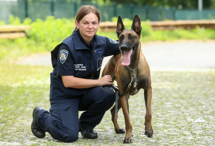 Zvjezdana Kušter sa svojim psom Nikom Bladeom prva je u Hrvatskoj prošla zahtjevnu Frontexovu obuku - 5