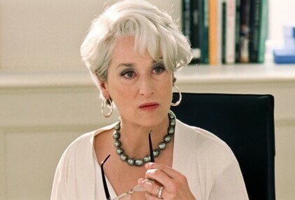 Meryl Streep kao Miranda Priestly