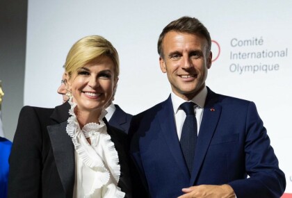 Kolinda Grabar-Kitarović i Emmanuel Macron