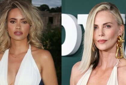 Meri Goldašić i Charlize Theron u istoj haljini