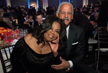 Oprah i Stedman na dodjeli Zlatnih globusa