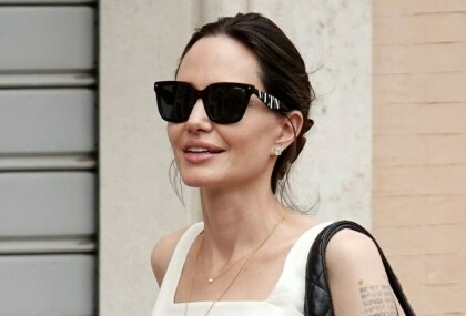 Kombinacija Angeline Jolie za šetnju Rimom - 6