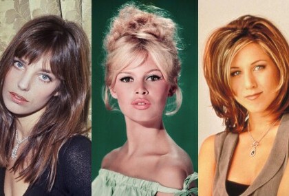 Jane Birkin, Brigitte Bardot i Jennifer Aniston