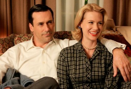 Jon hamm i January Jones u sceni iz serije Mad Men