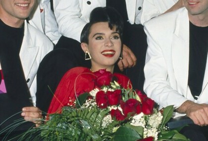 Emilija Kokić 1989. nakon pobjede na Eurosongu