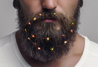 Ovu blagdansku sezonu bradu možete ukrasiti lampicama