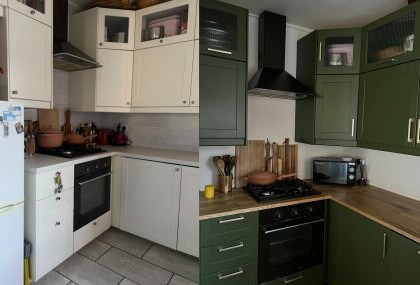 Prije i poslije renovacije kuhinje - 4