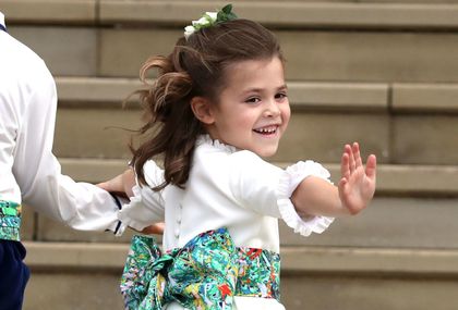 Theodora Williams, kći Robbieja Williamsa bila je djeveruša na vjenčanju princeze Eugenie - 1