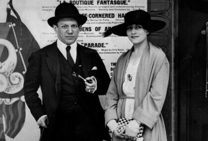 Pablo Picasso i njegova prva supruga Olga Khokhlova