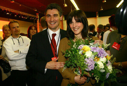 Sanja Musić Milanović i Zoran Milanović 2007. godine