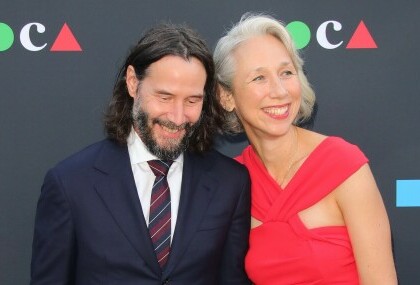 Keanu Reeves i Alexandra Grant 2022.