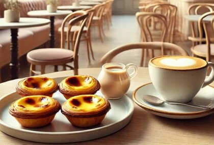 Kolači Pastel de nata i kava