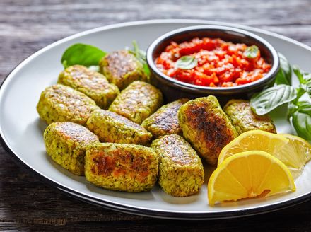 Kroketi od tikvica ilustracija