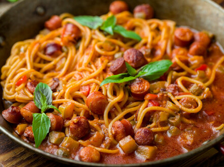 Špageti s kobasicama