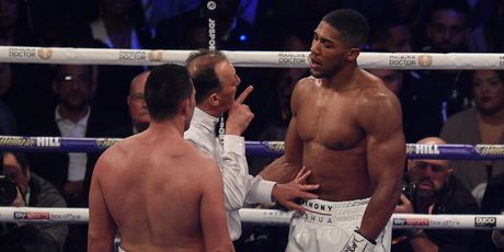 Anthony Joshua i Joseph Parker (Foto: AFP)
