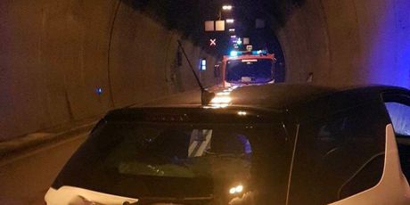 Prometna nesreća u tunelu Učka (Foto: Naša Bujština)