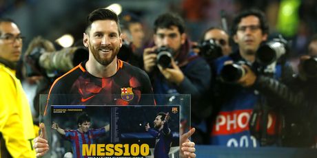 Lionel Messi - stotinu golova u Ligi prvaka (Foto: AFP)