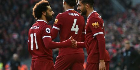 Mohamed Salah i Emre Can (Foto: AFP)