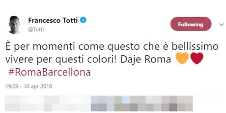 Totti na Twitteru