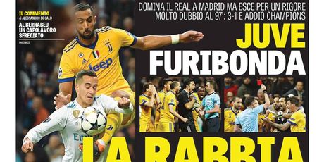 Naslovnice talijanskih medija nakon Real - Juve