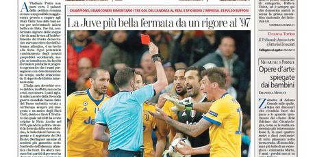Naslovnice talijanskih medija nakon Real - Juve