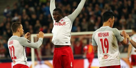 Salzburg slavi pobjedu protiv Lazia (Foto: AFP)