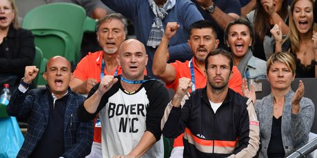 Agassi i Štepanek u timu Đokovića (Foto: AFP)