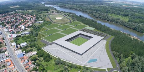 Novi izgled stadiona na Pampasu (Foto: NK Osijek)