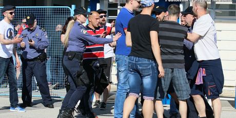 Neredi u Koprivnici (Foto: Matija Gudlin/ePodravina.hr)