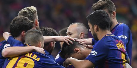 Slavlje Barcelone (Foto: AFP)