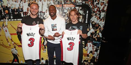 Dwyane Wade, Luka Modrić i Ivan Rakitić (Foto: AFP)
