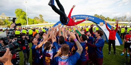 Juniori Barcelone prvaci Europe (Ma Masia Twitter)