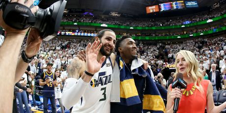 Ricky Rubio i Donovan Mitchell (Foto: AFP)