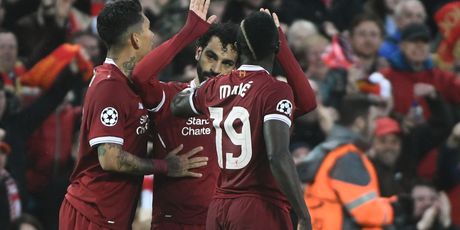 Slavlje Salaha i suigrača (Foto: AFP)