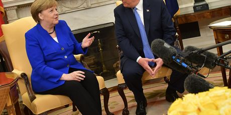 Donald Trump i Angela Merkel (Foto: AFP)