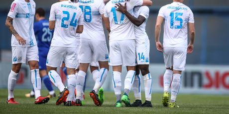 Rijeka slavi pogodak Acostyja (Photo: Igor Soban/PIXSELL)