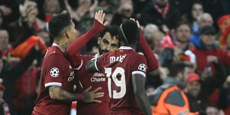 Slavlje Liverpoolovog trojca (Foto: AFP)