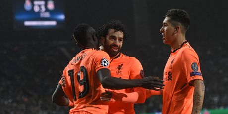 Slavlje Liverpoolovog trojca (Foto: AFP)