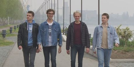 Vukovarski srednjoškolci, osvajaći svjetskog zlata za projekt Pametan grad (Foto: Dnevnik.hr)