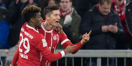 Lewandowski i Coman (Foto: AFP)
